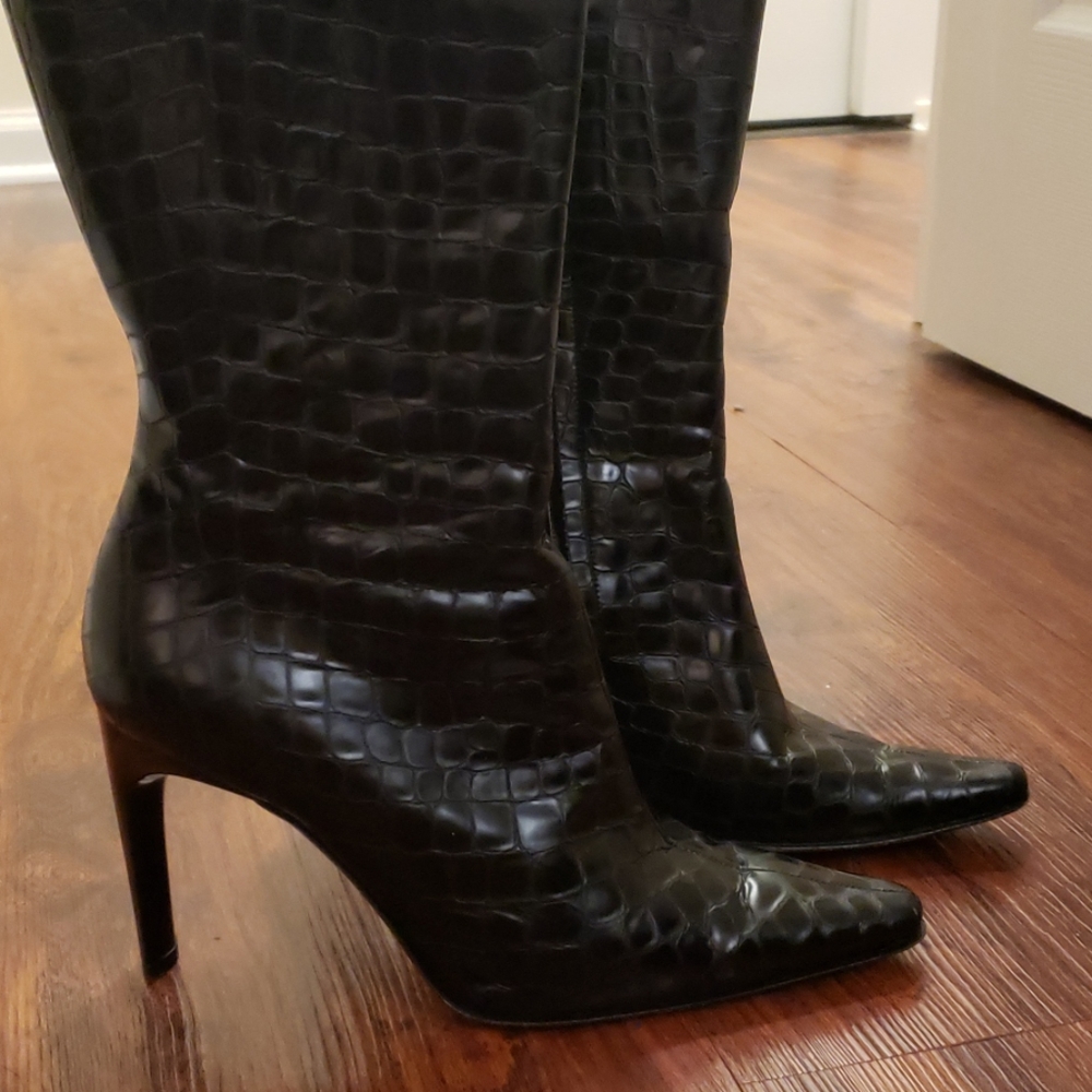Timoleon TSOTSONIS Annette heeled boots
